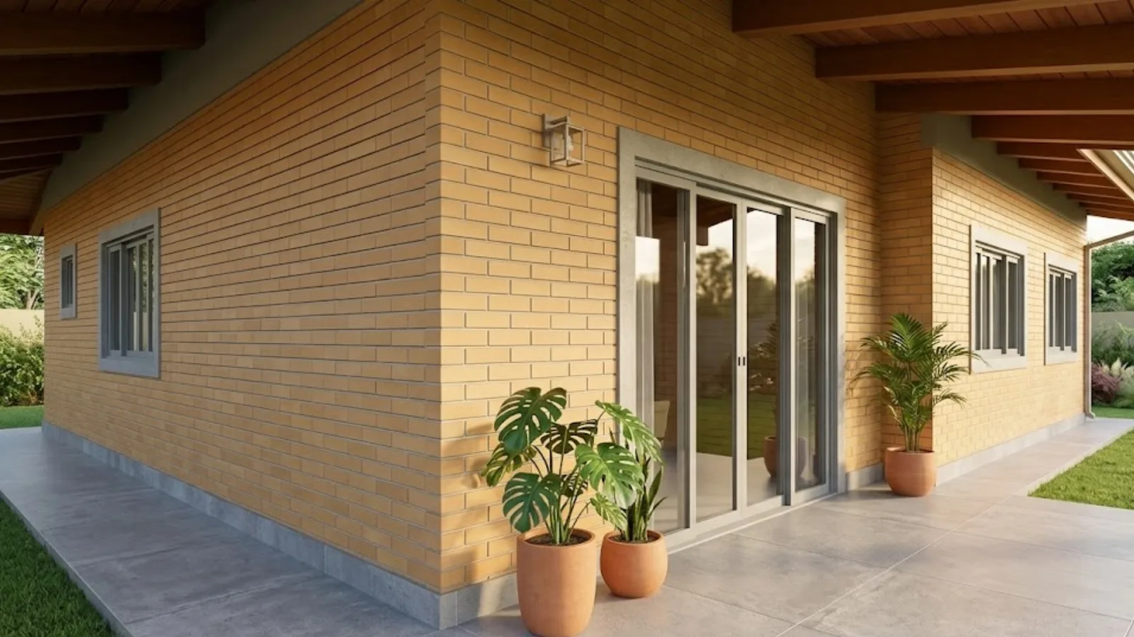 Opção 3: Cerâmica ou porcelanato (banheiros, cozinha, áreas externas)