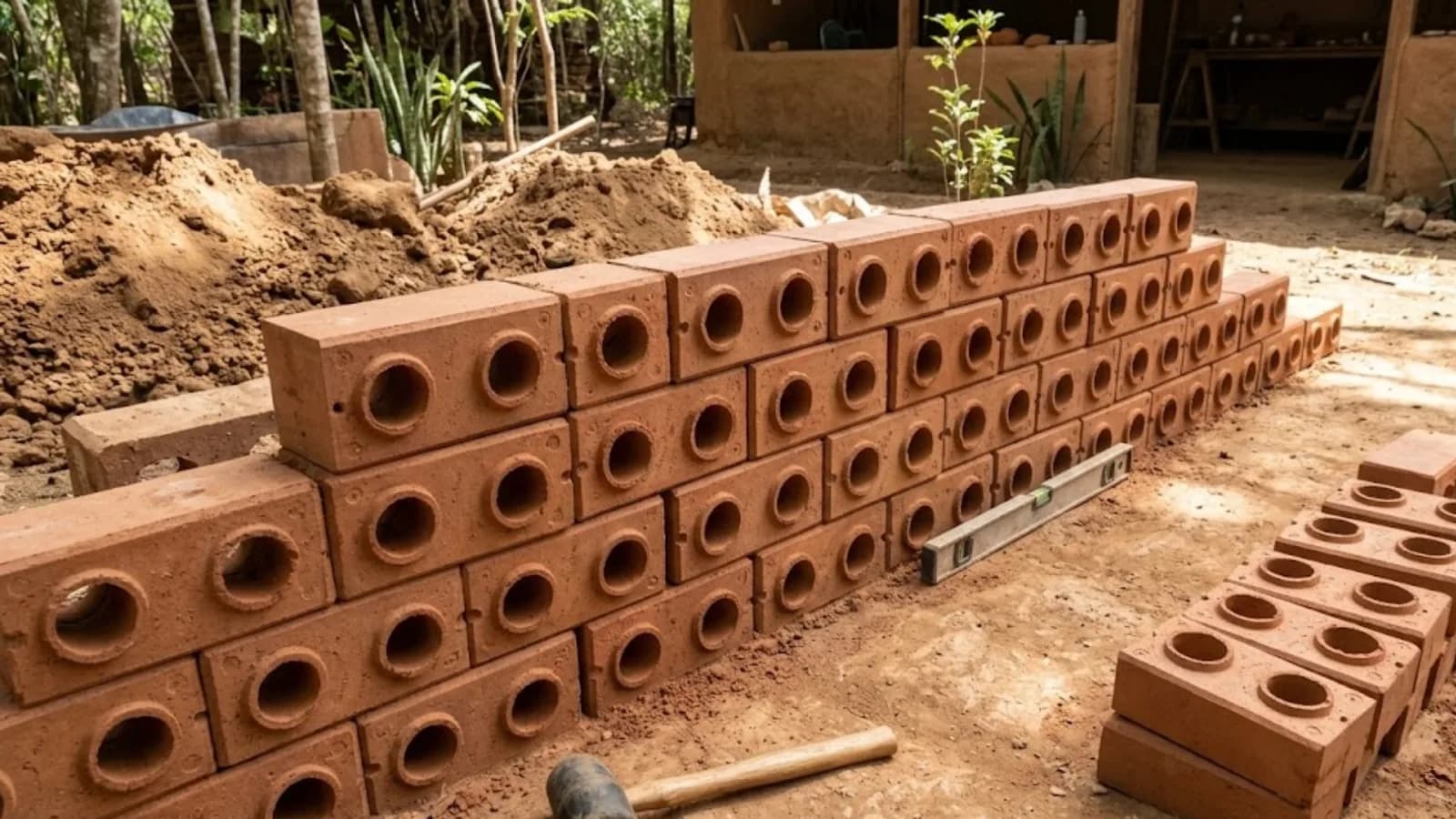 A economia do tijolo ecológico não vem de um fator só: ela se acumula em 6 pontos da obra