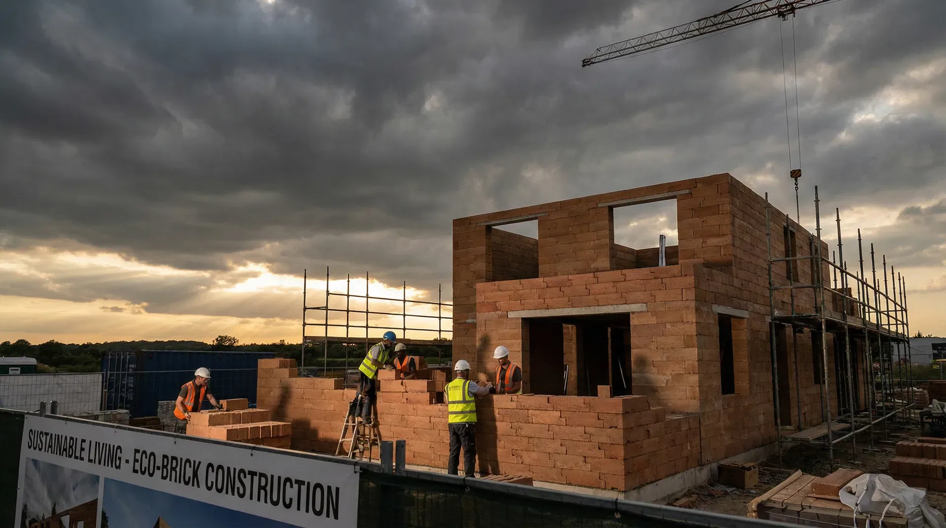 Construção com tijolo ecológico