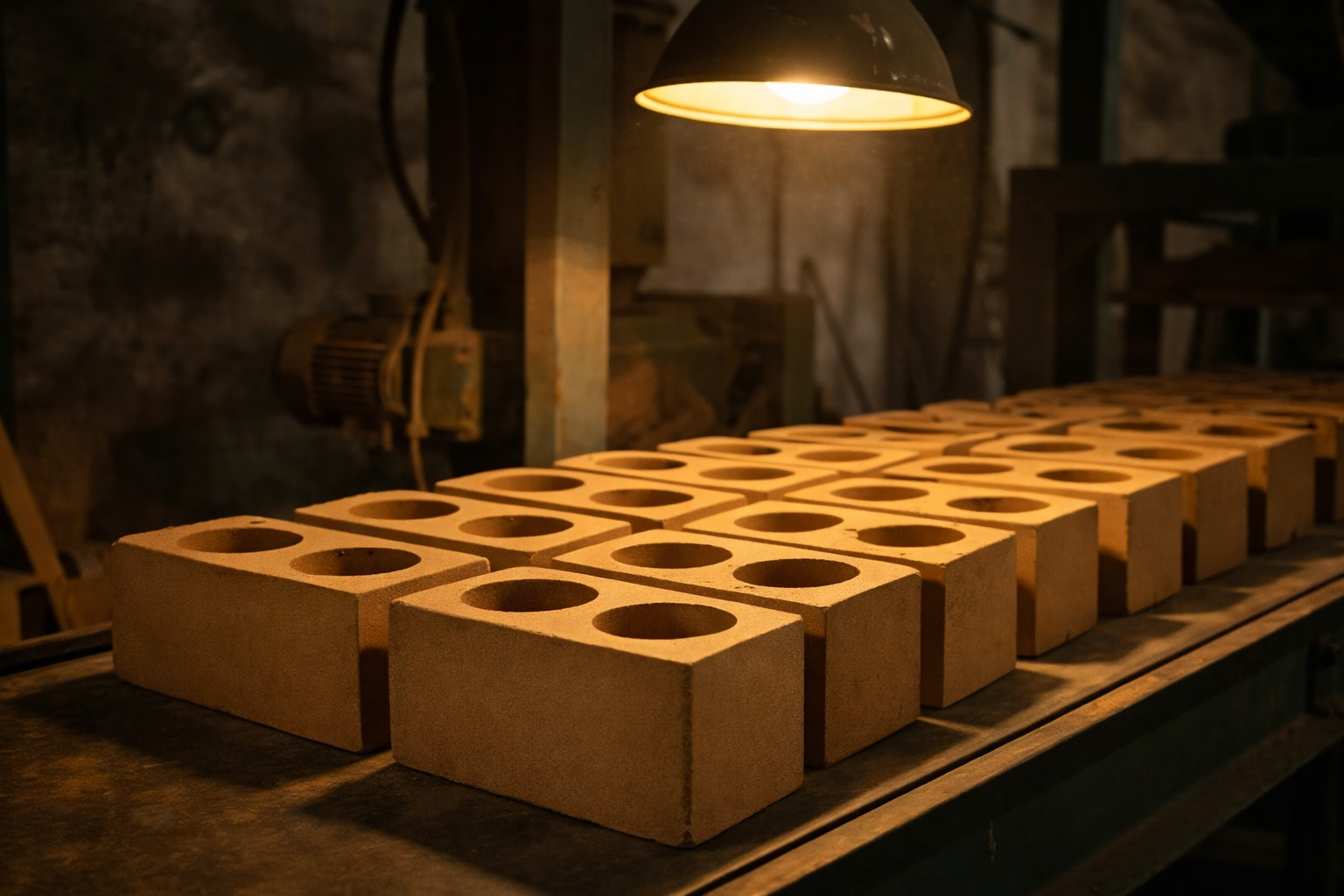 Fábrica de tijolos ecológicos